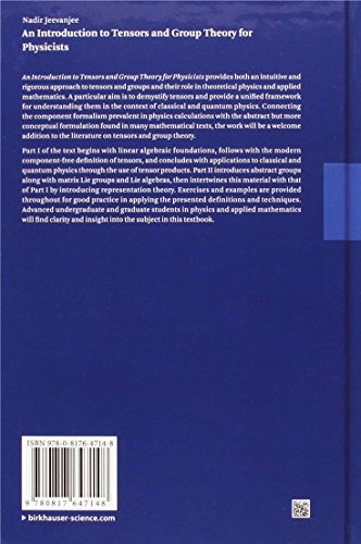 An Introduction To Tensors And Group Theory For Physicists,New