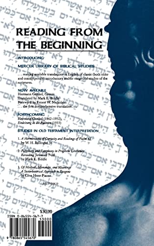 Reading from the Beginning: The Shaping of the Hebrew Psalter,Used