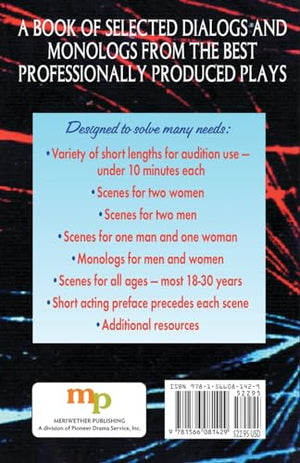 More Scenes and Monologs from the Best New Plays: An Anthology of New Scenes from Professionally Produced Plays,Used