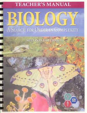 Biology 2E Teachers Manual *OP: Search For Order In Complexity,Used