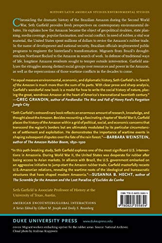 In Search of the Amazon: Brazil, the United States, and the Nature of a Region (American Encounters/Global Interactions)