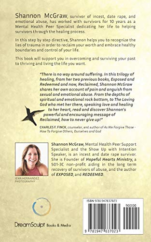 Reclaimed: Overcome Trauma and Gain Healthy Control of Your Life,Used