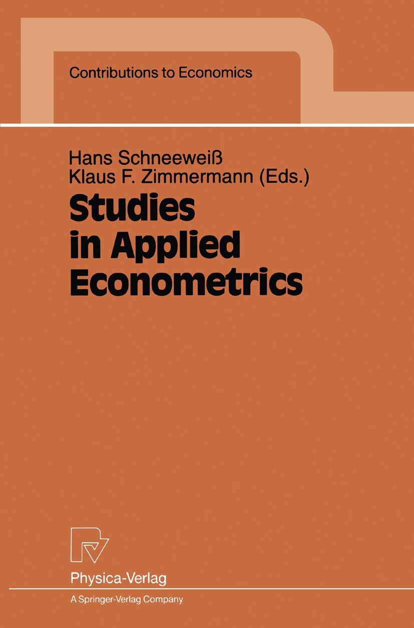 Studies in Applied Econometrics (Contributions to Economics),Used
