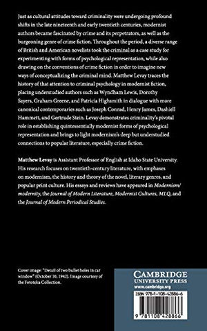 Violent Minds: Modernism and the Criminal,Used