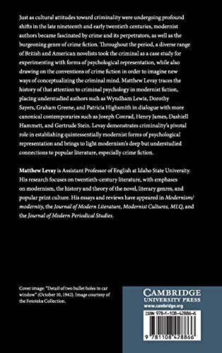 Violent Minds: Modernism and the Criminal,Used