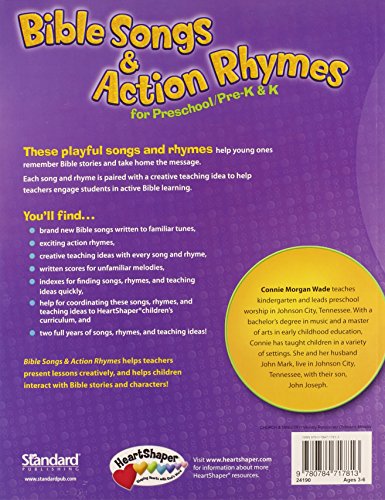 Bible Songs & Action Rhymes (Ages 36) (Heartshaper),Used