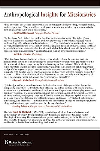 Anthropological Insights for Missionaries,Used