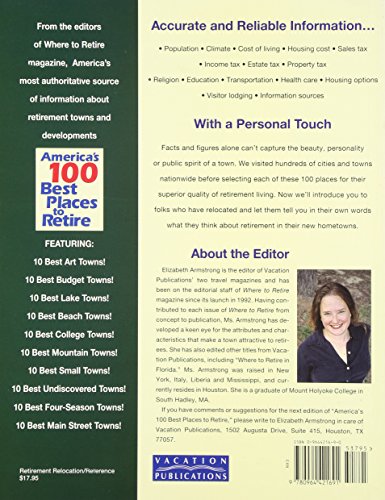 America's 100 Best Places to Retire (all new third edition),Used