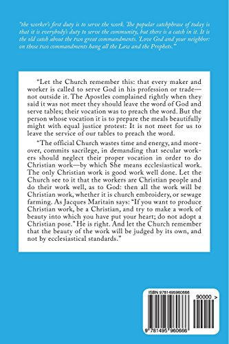 Why Work?: Discovering Real Purpose, Peace, and Fulfillment at Work. A Christian Perspective.,Used