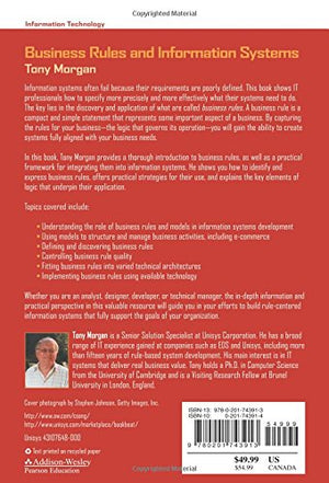 Business Rules and Information Systems: Aligning IT with Business Goals,Used