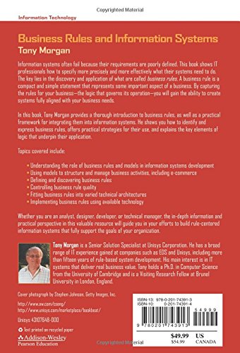 Business Rules and Information Systems: Aligning IT with Business Goals,Used