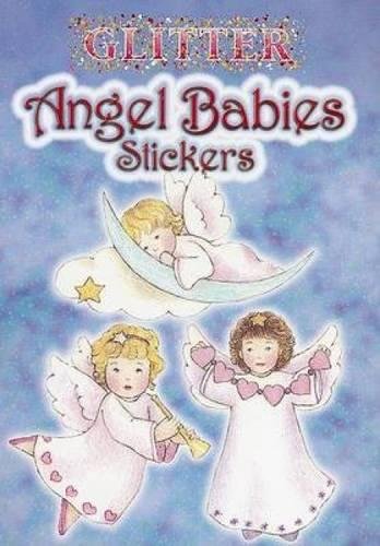 Glitter Angel Babies Stickers,Used