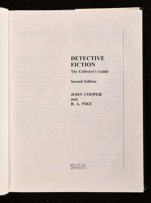 Detective Fiction: The Collector's Guide,Used