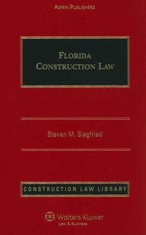 Florida Construction Law (Construction Law Library),Used