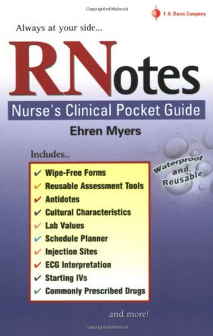 Rnotes: Nurse'S Clinical Pocket Guide,New