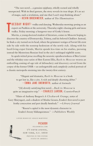 Back to Moscow: A Novel,Used