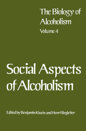 Social Aspects of Alcoholism,Used
