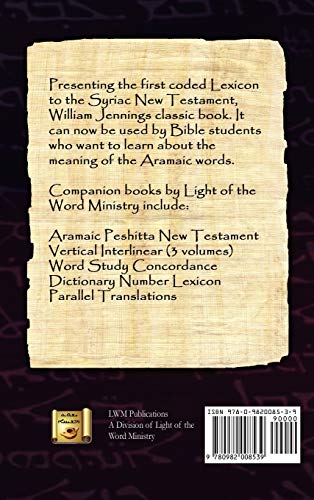 Lexicon to the Syriac New Testament,Used