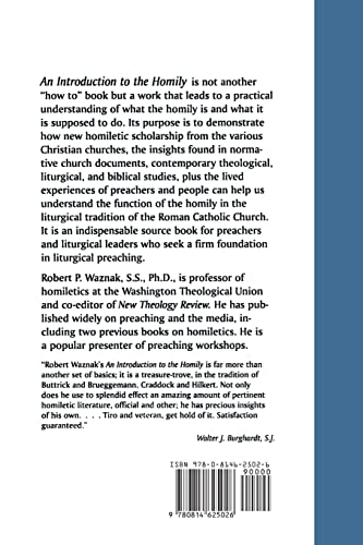 An Introduction to the Homily,New