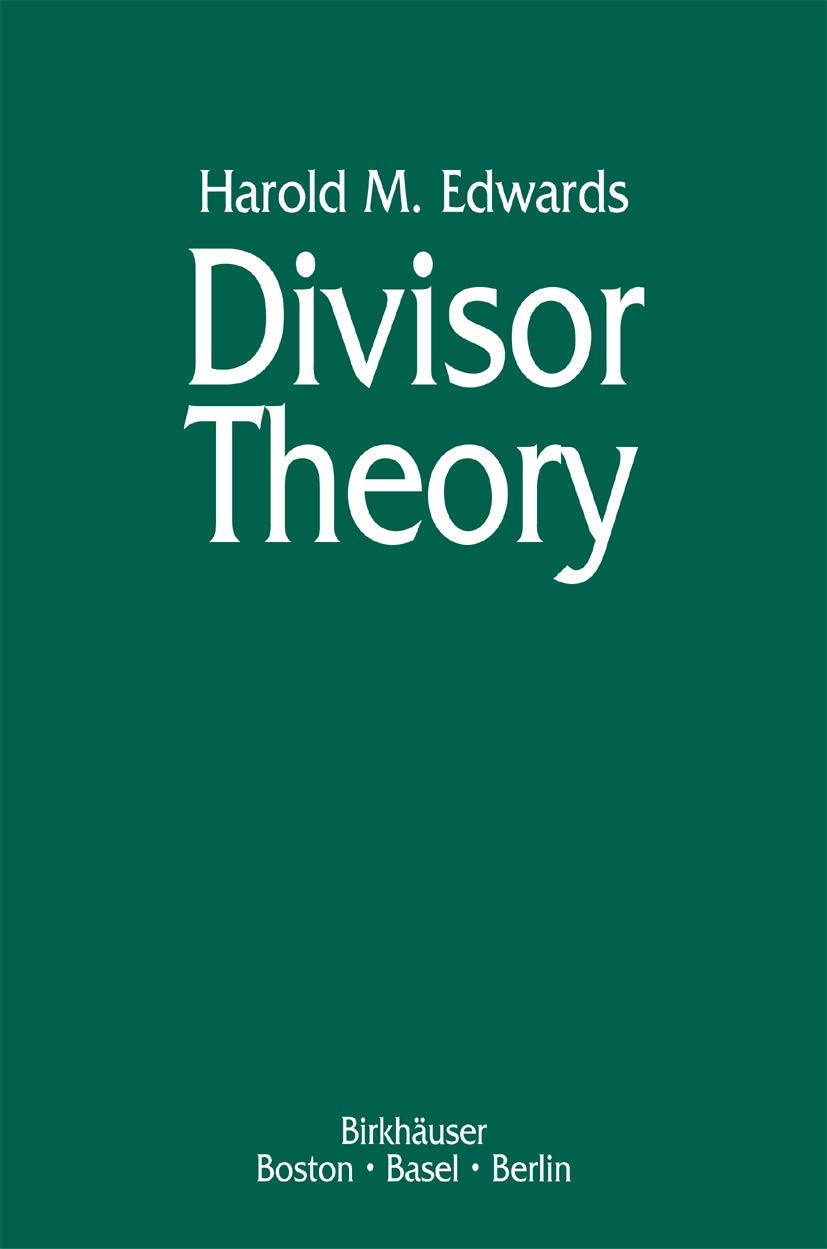 Divisor Theory,Used