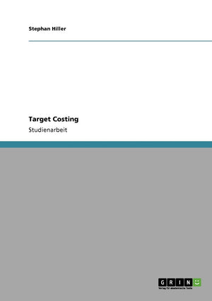Target Costing (German Edition),Used