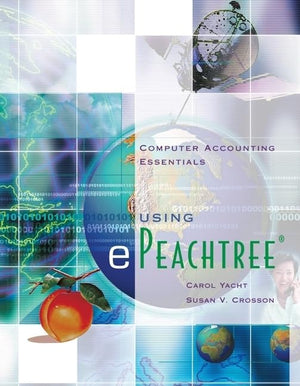 Computer Accounting Essentials using ePeachtree,Used