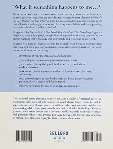 Because You Can't Take It With You: How to Get Your Affairs in Order to Protect Yourself & Your Loved Ones,Used