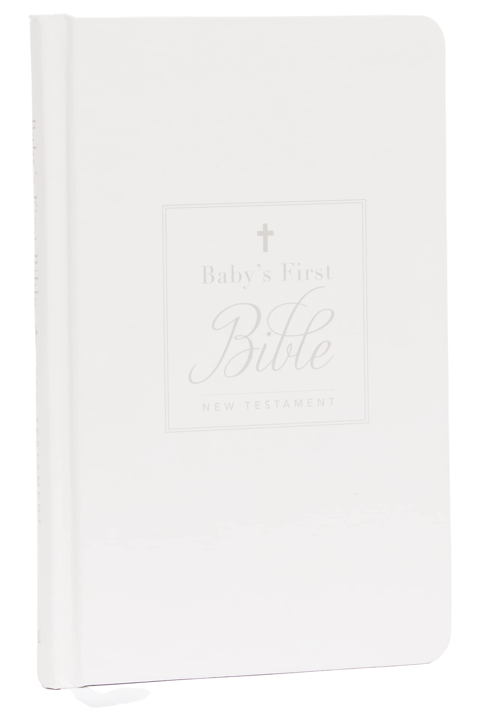 KJV, Baby's First New Testament, Hardcover, White, Red Letter, Comfort Print: Holy Bible, King James Version,Used