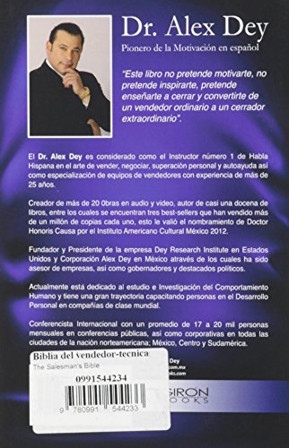Biblia Del Vendedor: Tecnicas Efectivas Para El Vendedor Competitivo (Spanish Edition),New