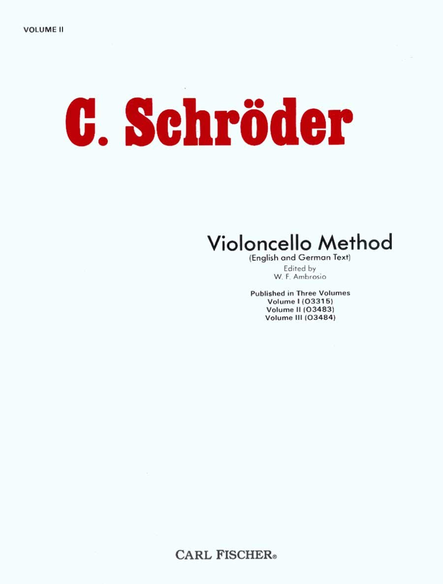 Violincello Method, Vol. II (English & German Text) (VIOLONCELLE),Used