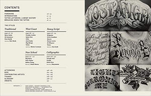 Graphic Art of Tattoo Lettering: A Visual Guide to Contemporary Styles and Designs,Used