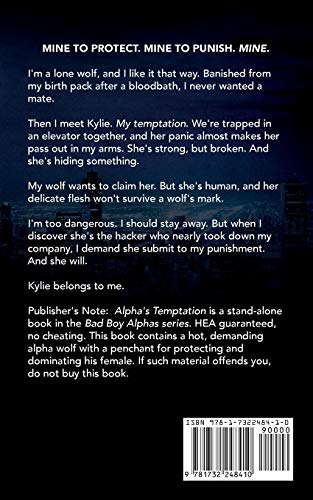 Alpha's Temptation: A Billionaire Werewolf Romance (Bad Boy Alphas),New