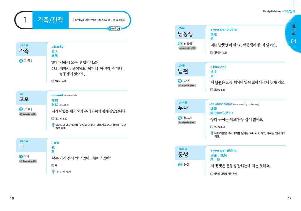 2000 Essential Korean Words For Beginners (Korean/English/Chinese/Japanese),New