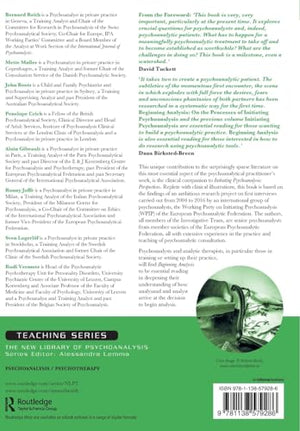 Beginning Analysis: On the Processes of Initiating Psychoanalysis (New Library of Psychoanalysis Teaching Series),Used