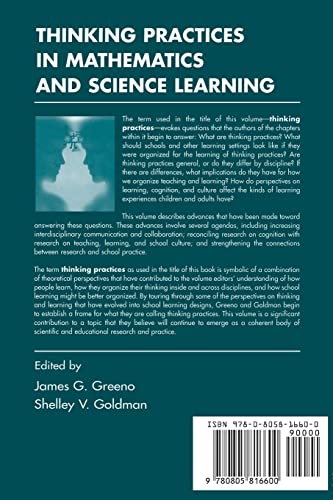 Thinking Practices in Mathematics and Science Learning,Used