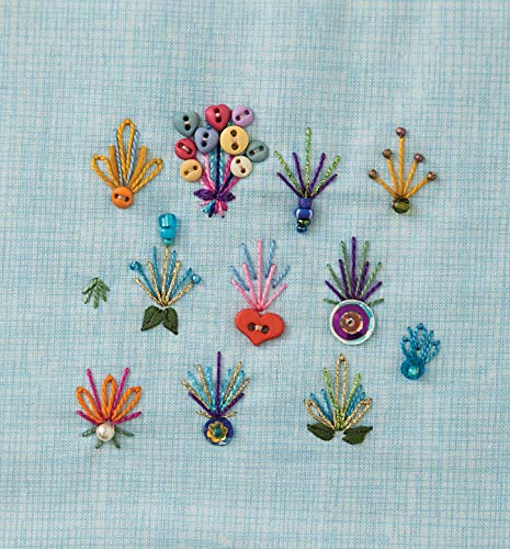 Stunning Stitches for Crazy Quilts: 480 Embroidered Seam Designs, 36 StitchTemplate Designs for Perfect Placement,New