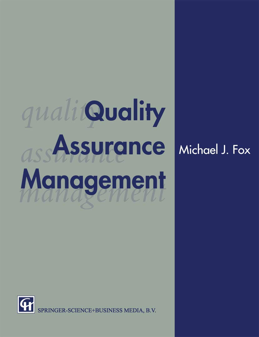 Quality Assurance Management,Used