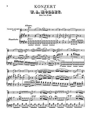 Concerto, K. 622 (Orch.): Part(s) (Kalmus Edition),Used