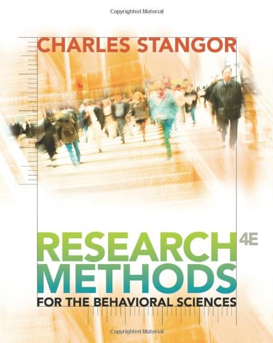Research Methods for the Behavioral Sciences (PSY 200 (300) Quantitative Methods in Psychology),Used