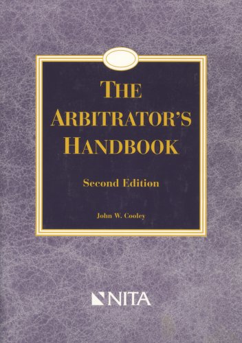 The Arbitrator's Handbook,Used