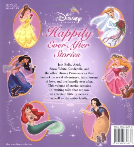 Disney Princess Happily Ever After Stories (Storybook Collection),Used