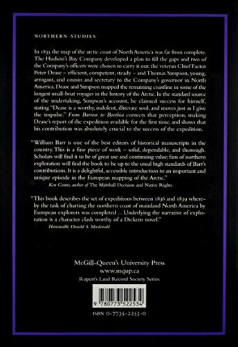 From Barrow to Boothia: The Arctic Journal of Chief Factor Peter Warren Dease, 18361839 (Volume 7) (Rupert's Land Record Societ,Used