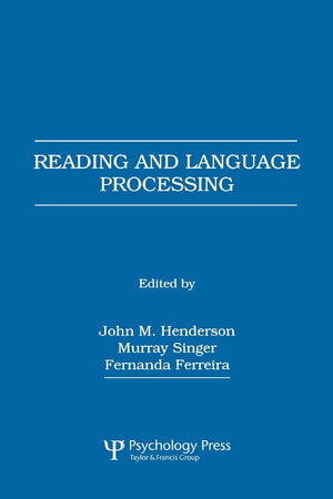 Reading And Language Processing,New