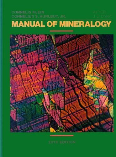 Manual of Mineralogy (after James D. Dana),New