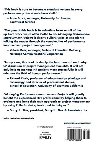 Managing Performance Improvement Projects: Preparing, Planning, Implementing,Used