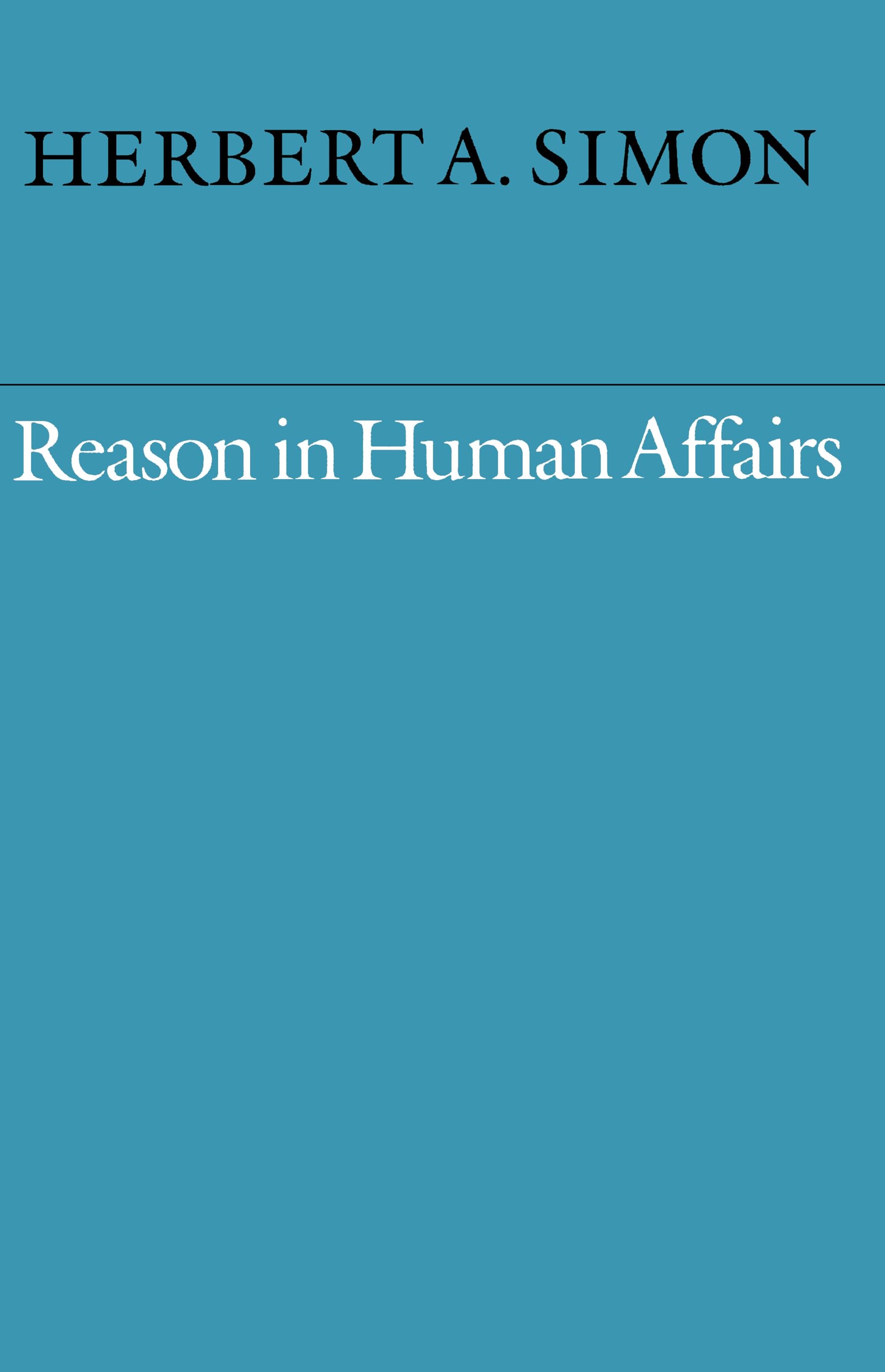 Reason In Human Affairs,Used