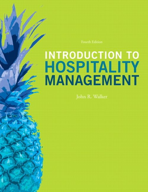 Introduction To Hospitality Management (4Th Edition),New