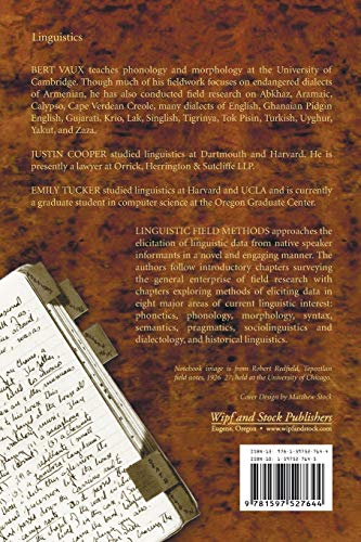 Linguistic Field Methods,Used