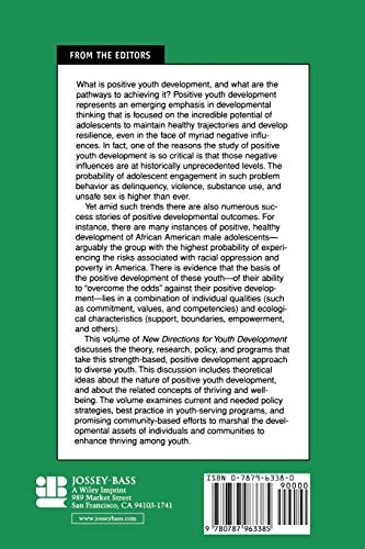 Pathways to Positive Development Among Diverse Youth: New Directions for Youth Development, No. 95,Used