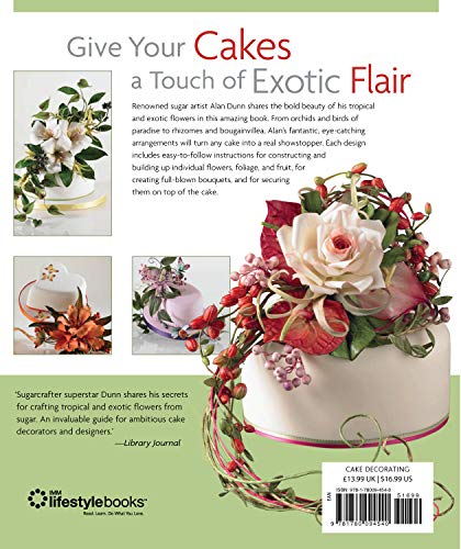 Alan Dunn's Tropical & Exotic Flowers for Cakes (IMM Lifestyle Books),Used